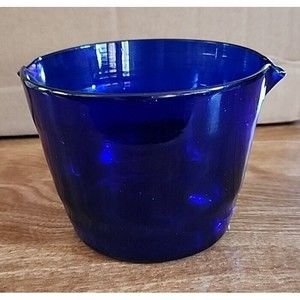 Vintage Hand Blown Cobalt Blue Wine Risner
